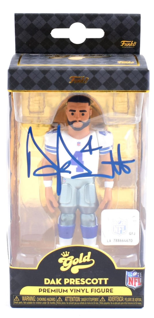Dak Prescott Signed Funko Vinyl Figure Cowboys Beckett Authenticated (1 of 10)