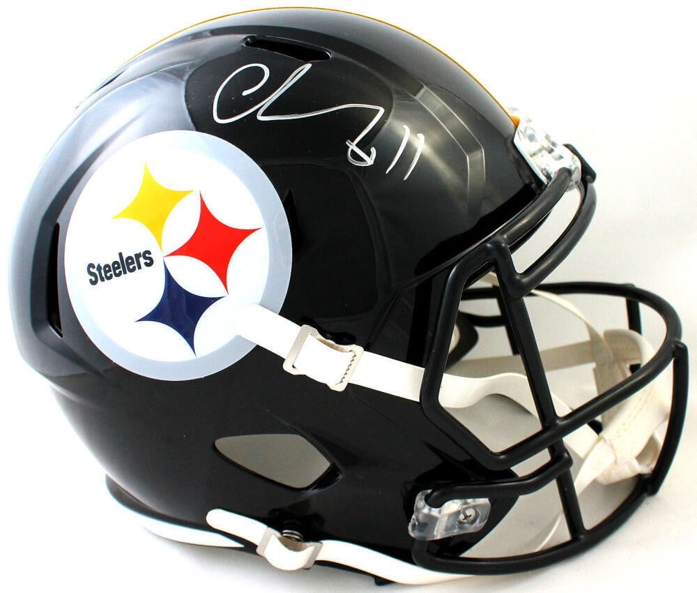 Chase Claypool Signed Pittsburgh Steelers Full Size Speed Helmet Beckett Authenticated (1 of 6)