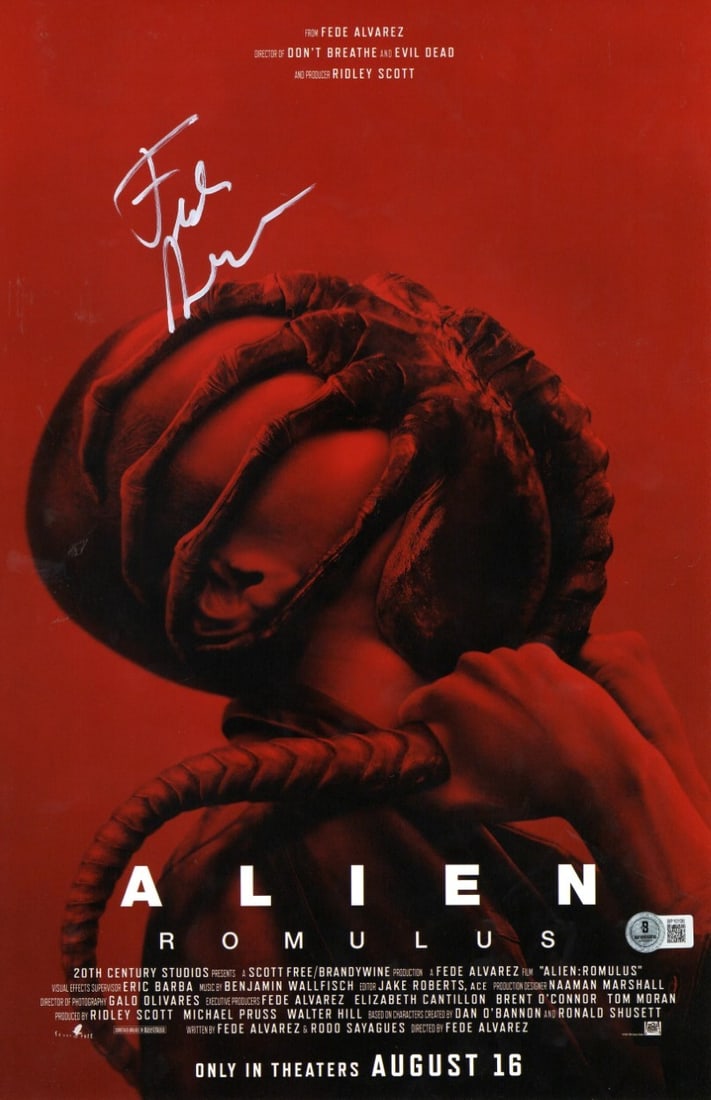 Fede Alvarez Autographed 11X17 Photo Alien Romulus Beckett Authenticated (1 of 2)