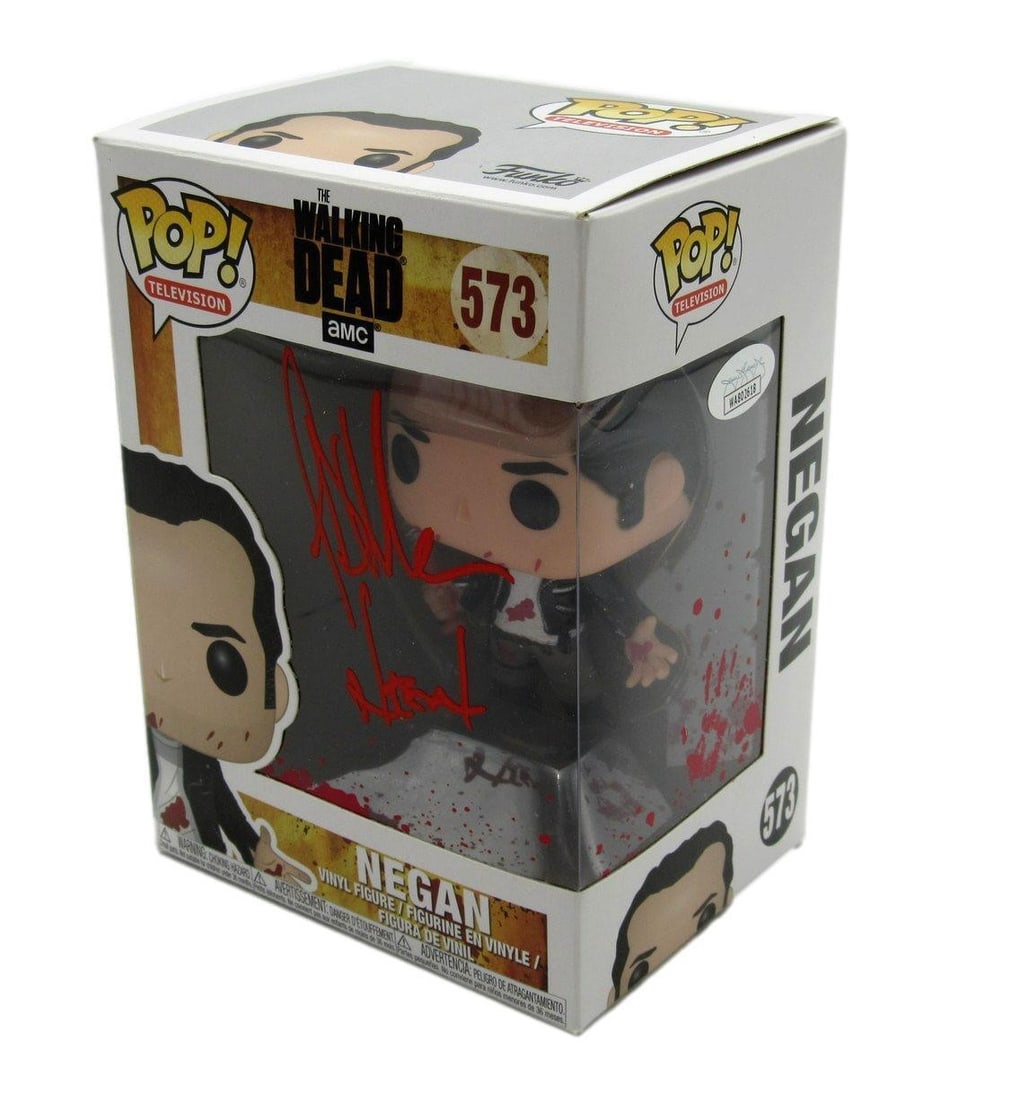 Jeffrey Dean Morgan Autographed Funko Pop! #573 Negan JSA Certified (1 of 9)