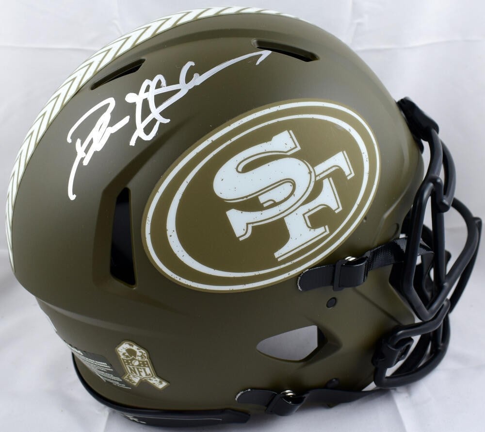 Deion Sanders Signed 49ers Speed Authentic Helmet Beckett Authenticated (1 of 5)