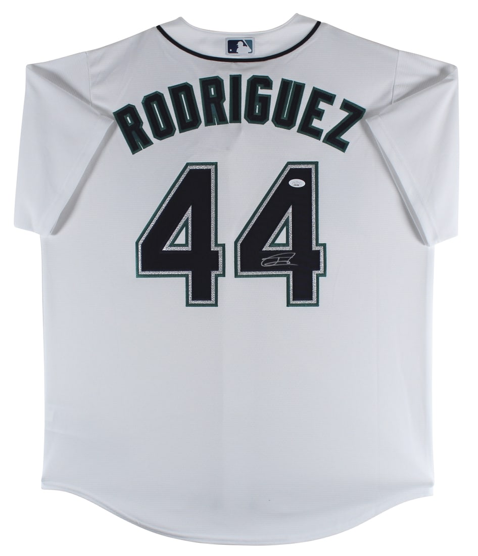 Julio Rodriguez Signed Authentic White Nike Jersey JSA Certified (1 of 4)