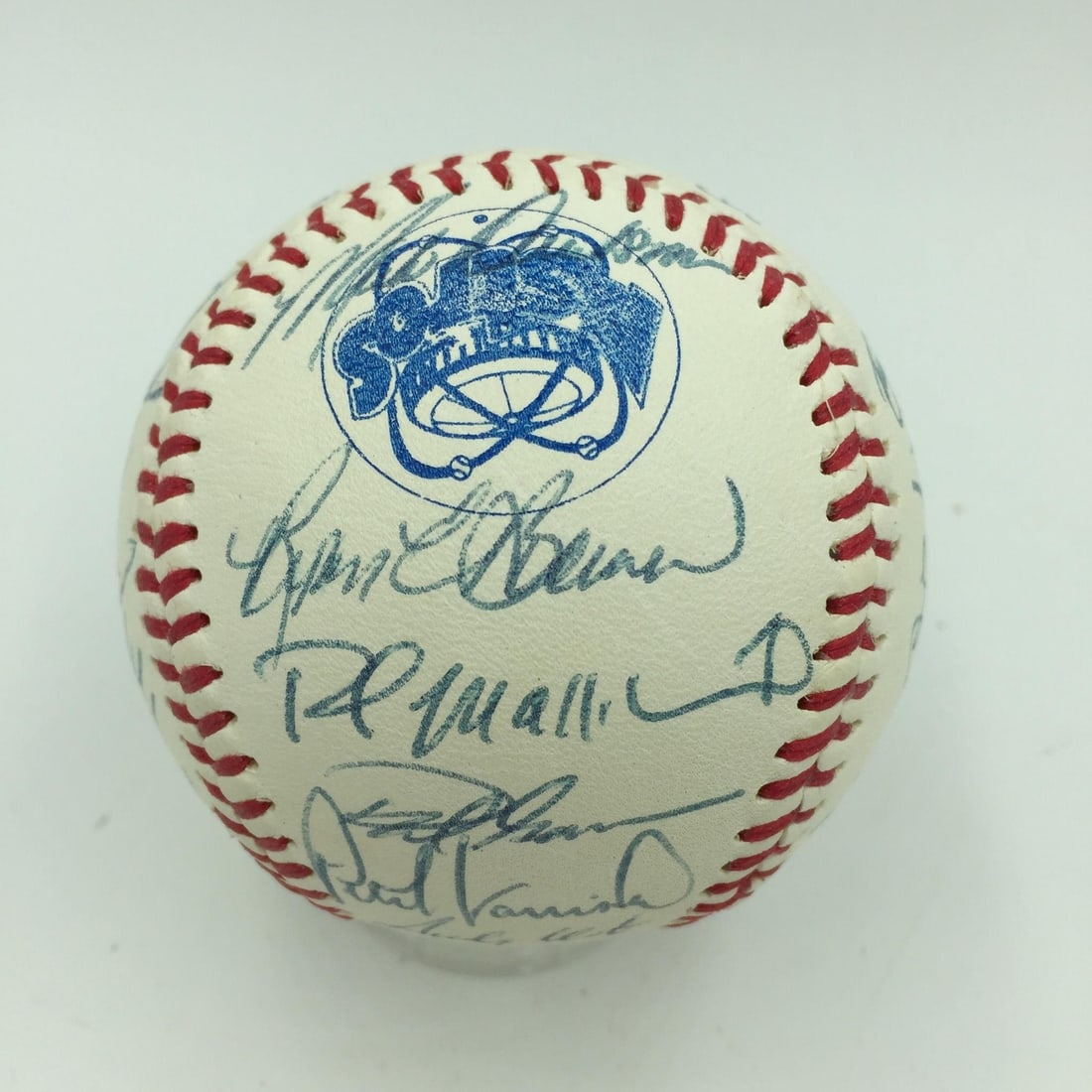 1992 Houston Astros Team Signed Baseball Craig Biggio Kenny Lofton (1 of 8)