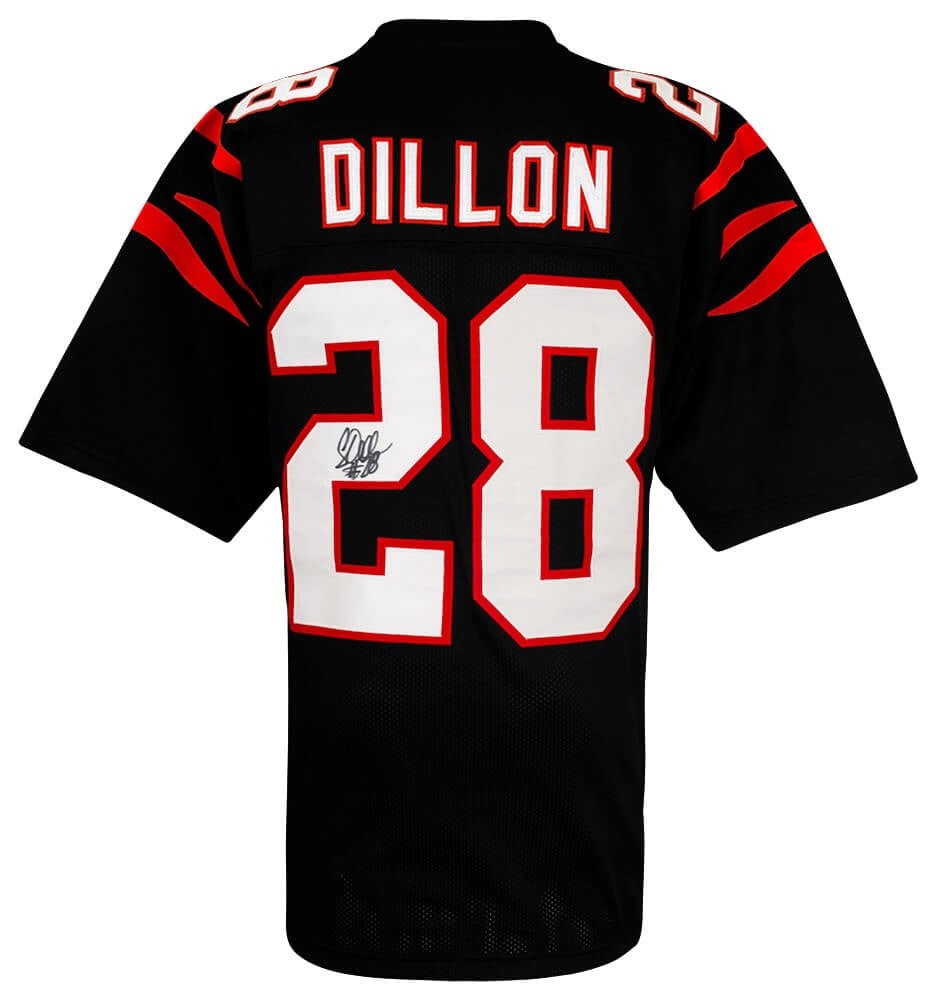 Corey Dillon Signed Cincinnati Bengals Black XL Jersey with COA (1 of 3)