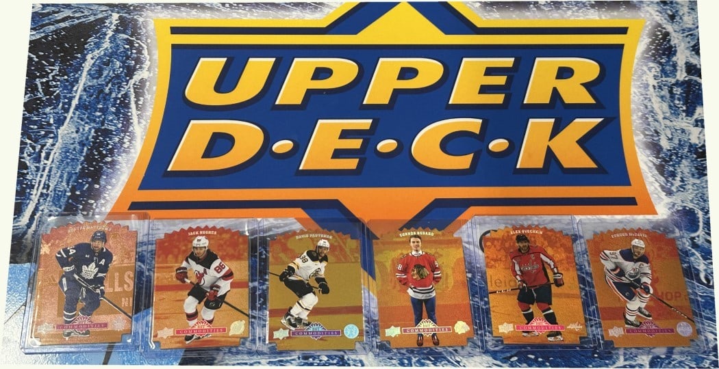Connor Bedard 2024 UD Hot Commodities Rookie Card Set HC1-HC6: Connor Bedard 2024 UD Hot Commodities Rookie Card Set HC1-HC6 This listing features the complete set of Connor Bedard 2024 UD Hot Commodities Hockey Cards, including cards HC1 through HC6. Connor Beda