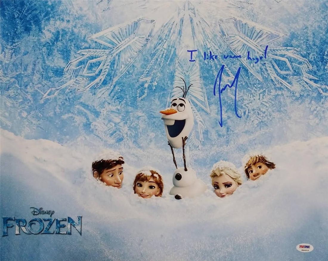 16x20 Frozen Photo Signed by Josh Gad as Olaf with PSA Authentication (1 of 1)