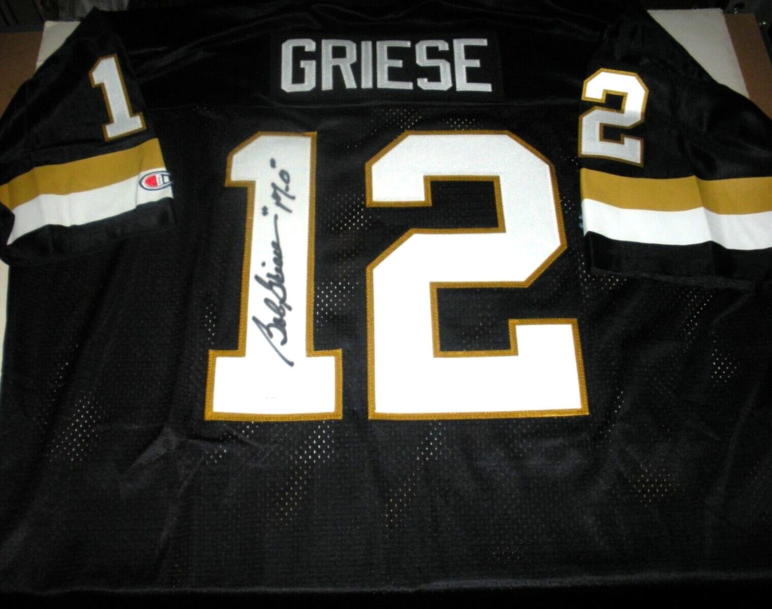 Bob Griese Signed Purdue Boilermakers Jersey Certified by BAS (1 of 2)