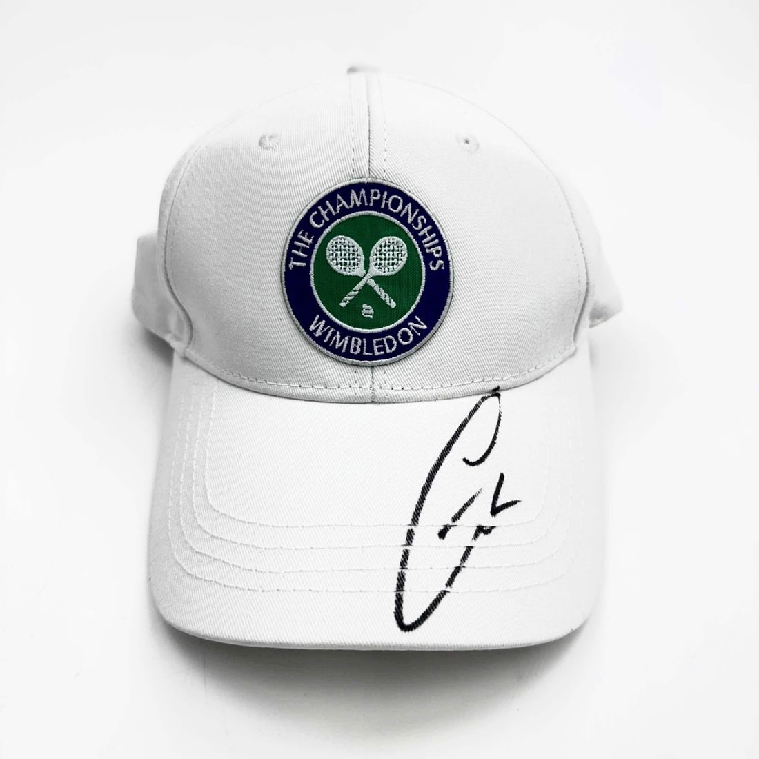 Carlos Alcaraz Signed 2023-2024 Wimbledon Hat Beckett BAS COA (1 of 2)
