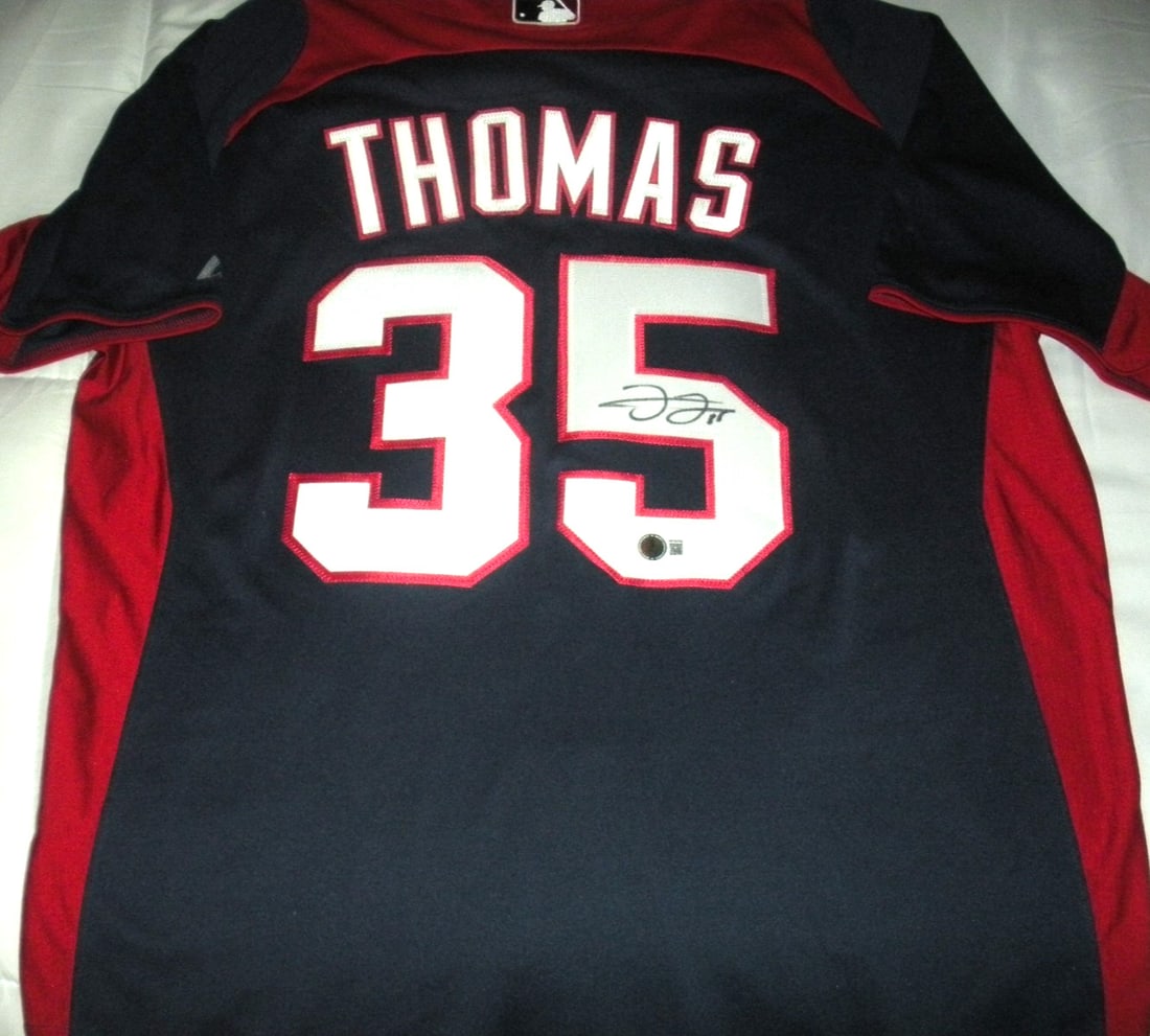 Signed Frank Thomas Majestic Jersey with Beckett COA Chicago White Sox (1 of 2)