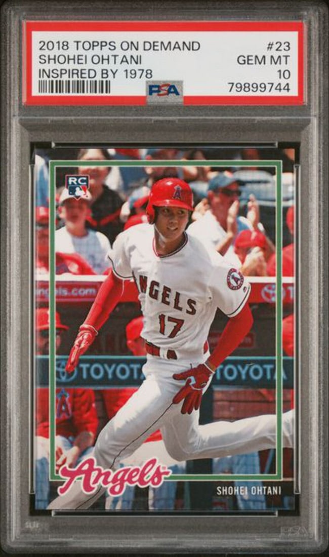 2018 Topps On Demand Shohei Ohtani #23 PSA 10 Rookie Card (1 of 2)
