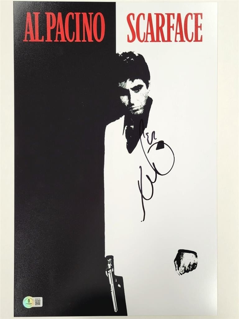 Al Pacino Scarface 11x17 Photo Signed Beckett Authentication (1 of 3)