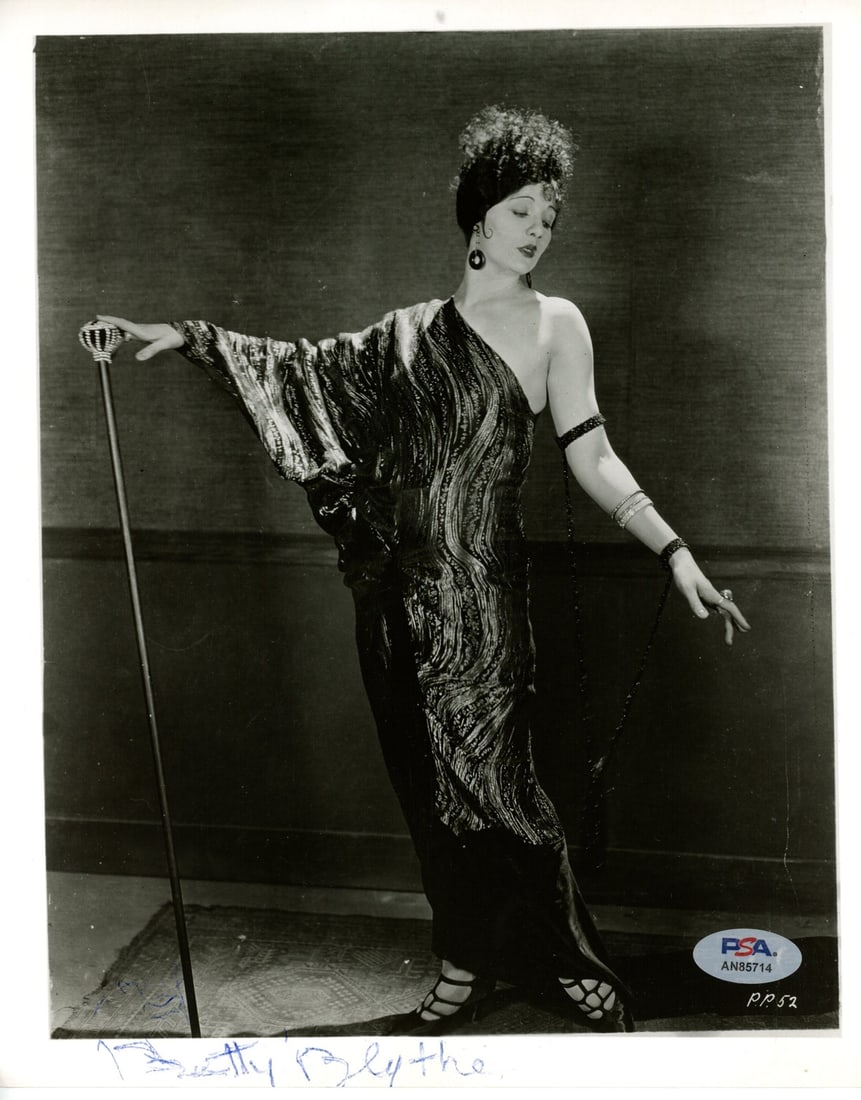 Betty Blythe Signed 8x10 Photo Queen of Sheba PSA/DNA Authentic (1 of 2)