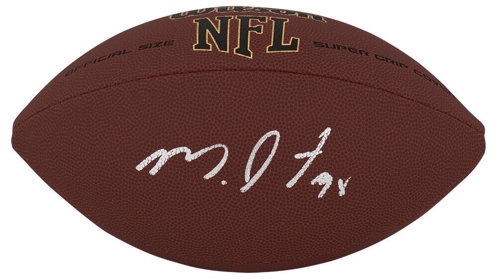 Montez Sweat Signed Wilson Super Grip NFL Football with COA (1 of 1)