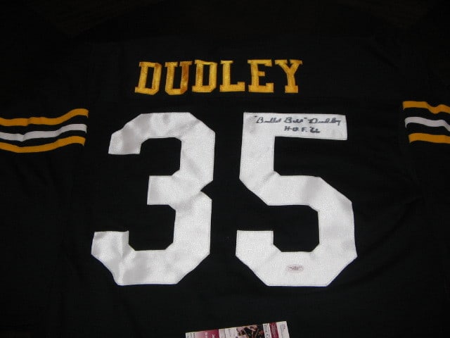 Signed Pittsburgh Steelers Jersey Bill Dudley HOF 1966 JSA COA (1 of 1)