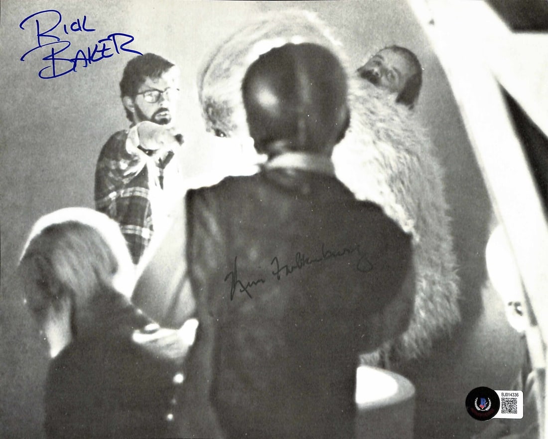 Star Wars A New Hope Cantina 8x10 Photo Signed by Baker Falkinburg Beckett Authenticated: Star Wars A New Hope Cantina 8x10 Photo Signed by Baker Falkinburg Beckett Authenticated This is an original 8x10 behind-the-scenes photograph from the filming of Star Wars: A New Hope. The photo is h