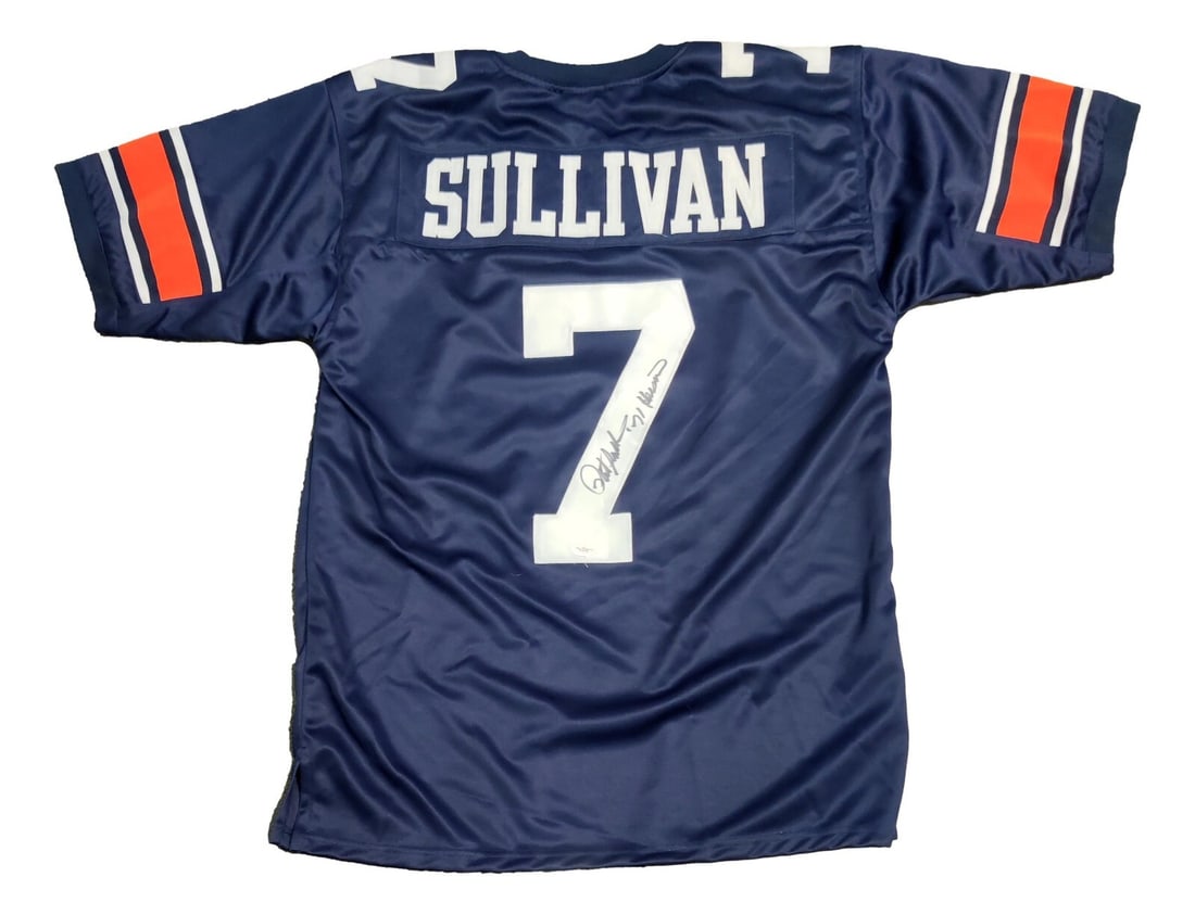Pat Sullivan Auburn Tigers Autographed Football Jersey JSA Certified (1 of 3)