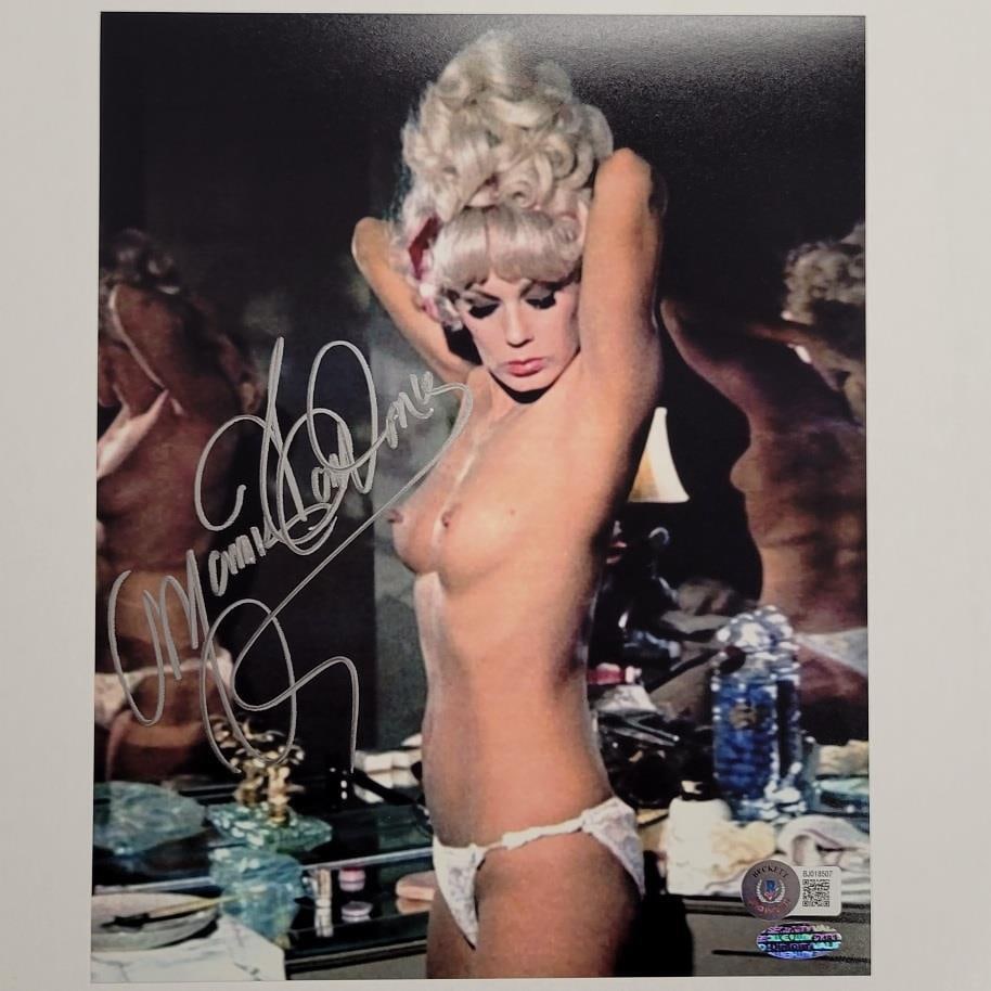 Signed 8x10 Nude Photograph of Mamie Van Doren with Beckett BAS Hologram: Signed 8x10 Nude Photograph of Mamie Van Doren with Beckett BAS Hologram This is an original 8x10 photograph featuring a nude image of Mamie Van Doren, renowned Playboy model, hand-signed by Mamie Van