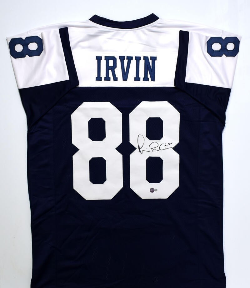 Michael Irvin Autographed Dallas Cowboys Jersey Beckett Authenticated (1 of 7)