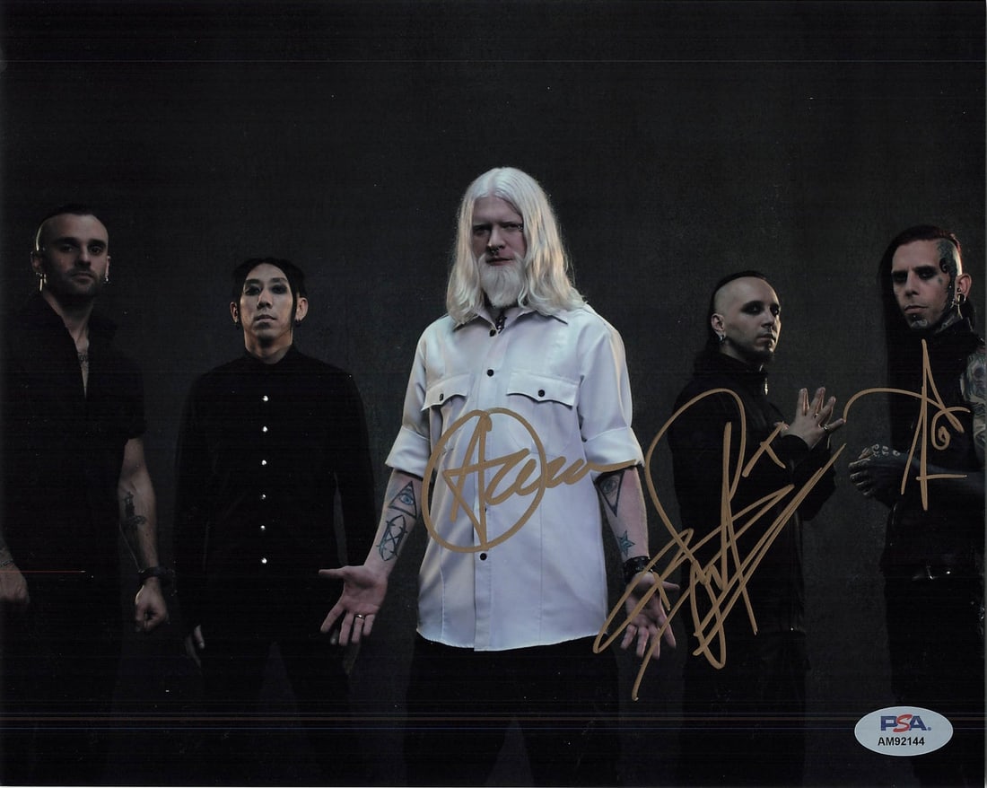 Gemini Syndrome 8x10 Photo Autographed PSA/DNA Certified: Gemini Syndrome 8x10 Photo Autographed PSA/DNA Certified This listing features an original 8x10 photograph signed by the band Gemini Syndrome. Each autograph has been authenticated by PSA/DNA, ensurin