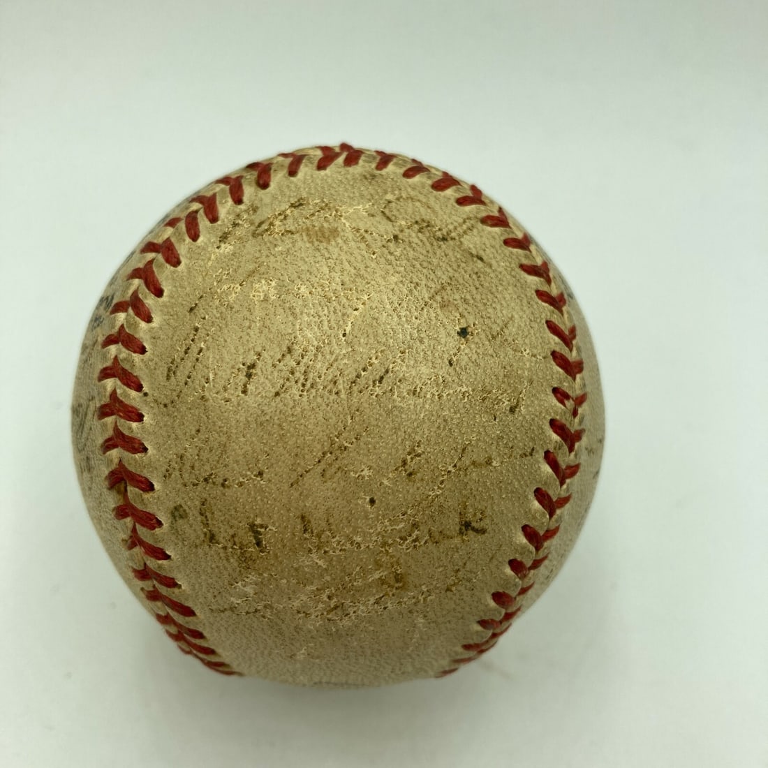 1945 WWII Pearl Harbor All Stars Signed Baseball Ted Williams JSA COA (1 of 10)