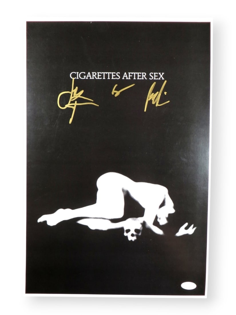 Cigarettes After Sex Signed 12x18 Photo with JSA Authentication (1 of 4)