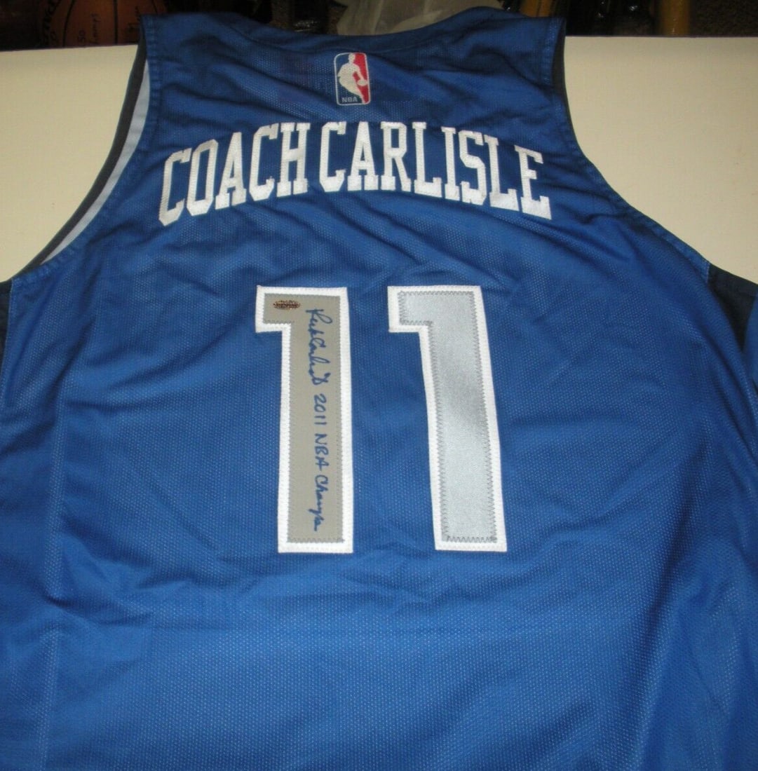 Rick Carlisle Signed Nike Jersey Dallas Mavericks with COA (1 of 2)