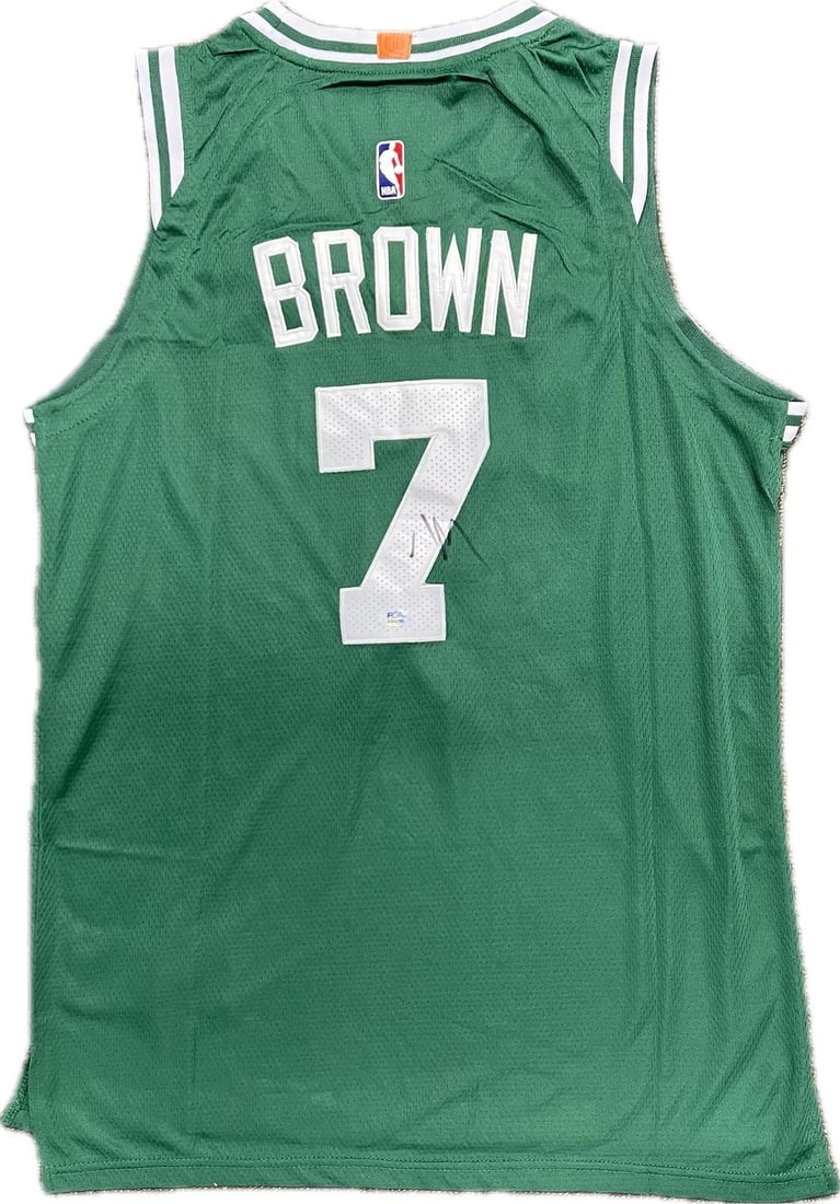 Jaylen Brown Autographed Boston Celtics Jersey PSA/DNA Certified: Jaylen Brown Autographed Boston Celtics Jersey PSA/DNA Certified This is an original jersey autographed by Jaylen Brown of the Boston Celtics, offering a unique piece for any basketball fan or collect