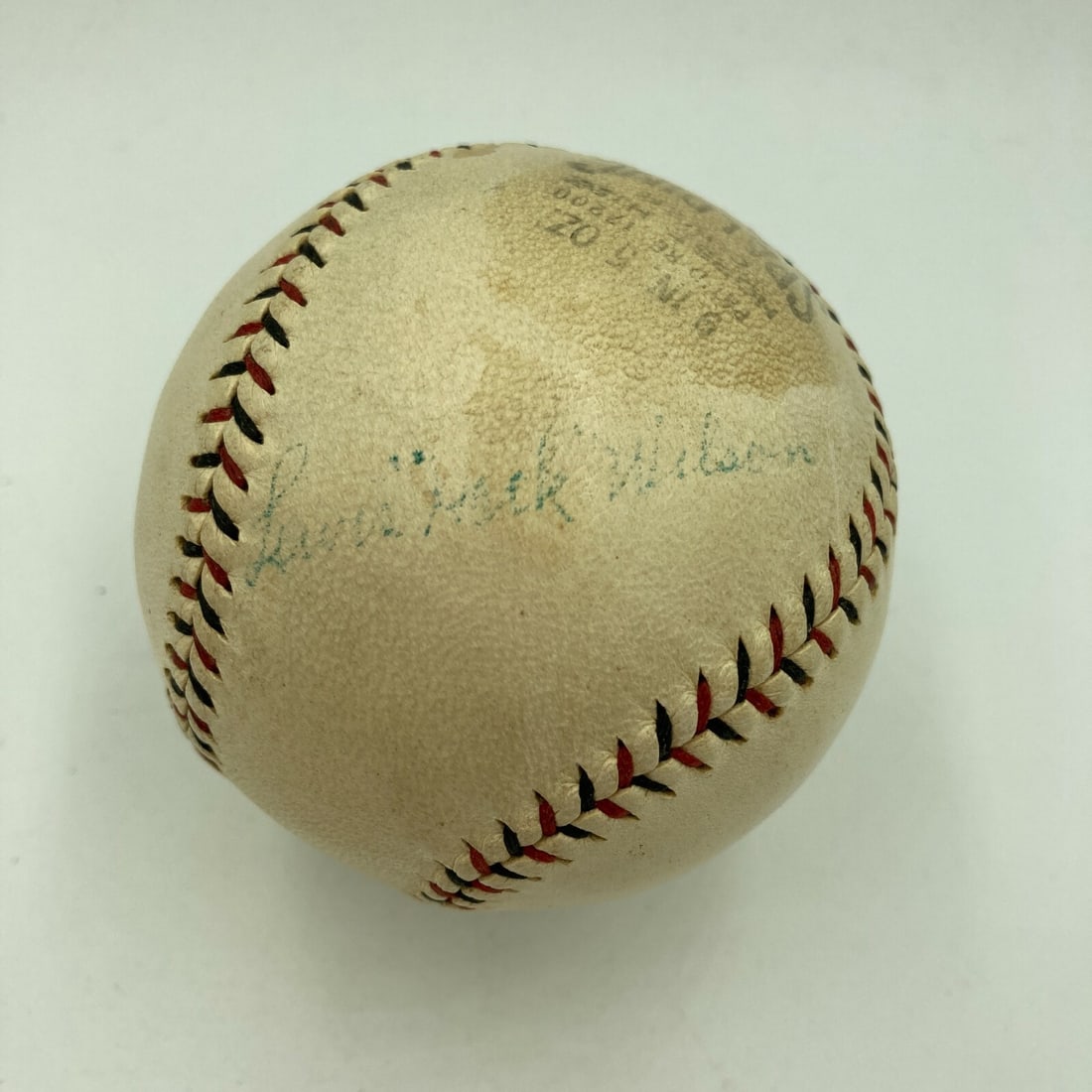 Hack Wilson 1928 Signed Official National League Baseball JSA COA Rare (1 of 7)