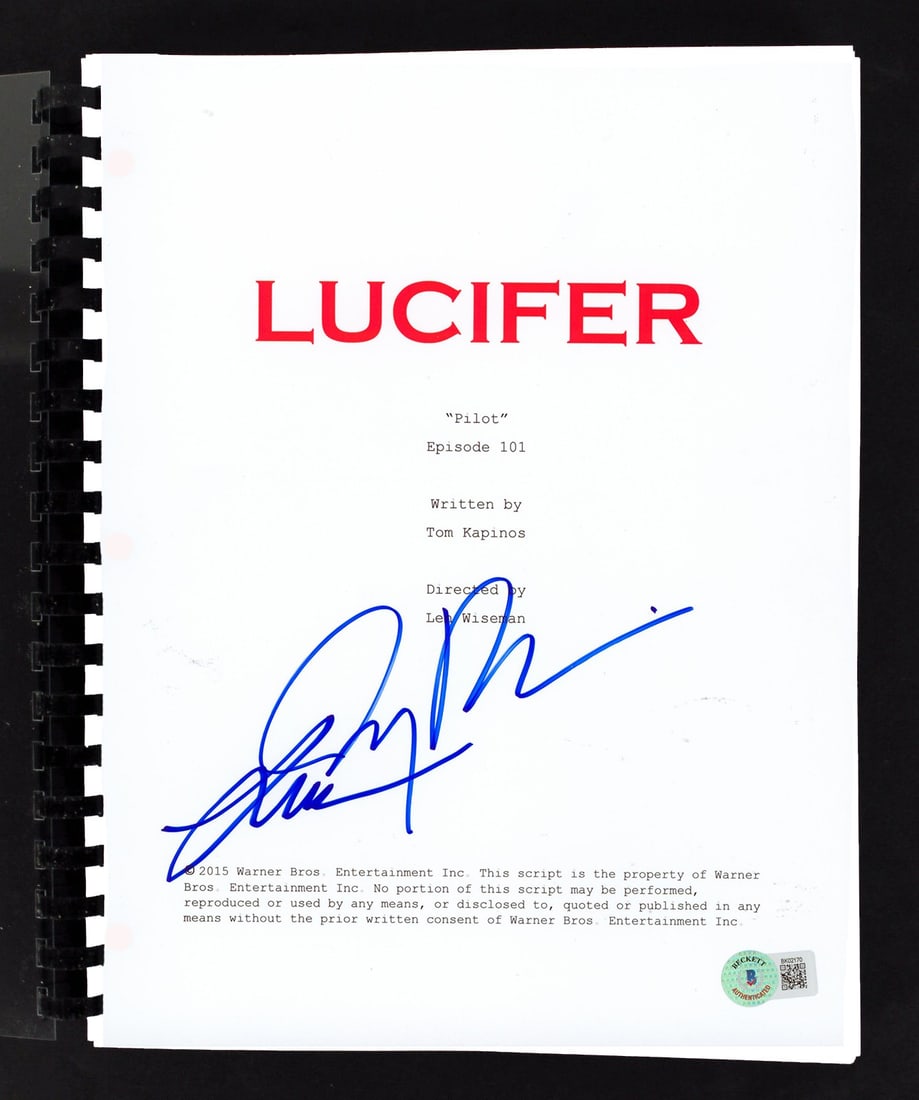 Lucifer Signed Movie Script by Len Wiseman & Jerry Bruckheimer BAS Certified (1 of 3)
