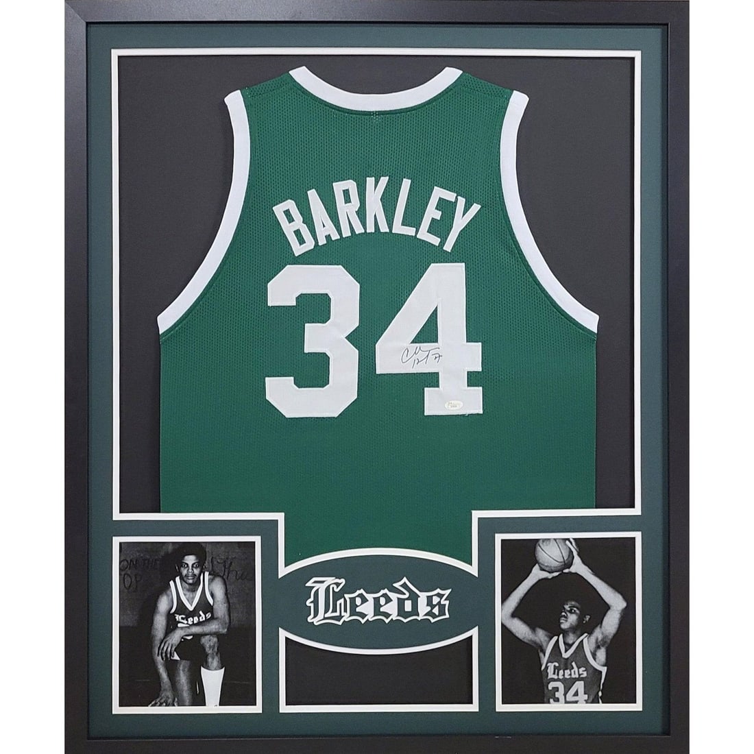 Charles Barkley Signed Framed High School Jersey JSA Authenticated (1 of 3)
