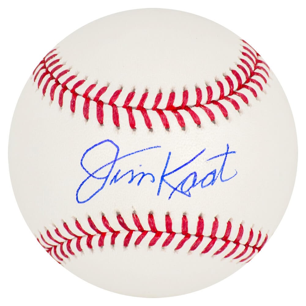 Jim Kaat Signed Rawlings MLB Baseball with Sports COA (1 of 1)