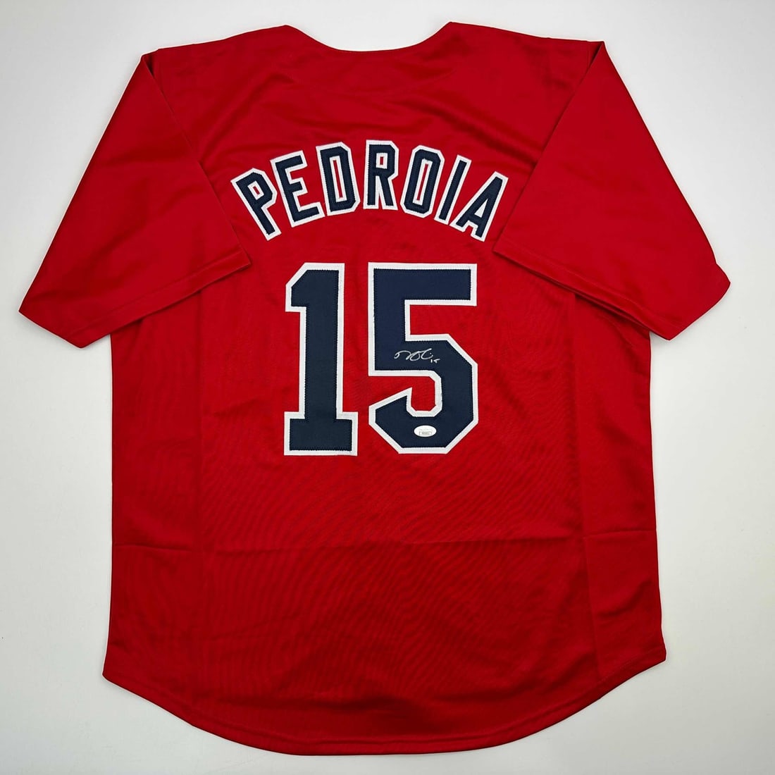 Dustin Pedroia Signed Boston Red Sox Jersey with Beckett COA: Dustin Pedroia Signed Boston Red Sox Jersey with Beckett COA Celebrate your love for baseball with this autographed Dustin Pedroia Boston Red Sox jersey. This custom jersey features the name and numbe