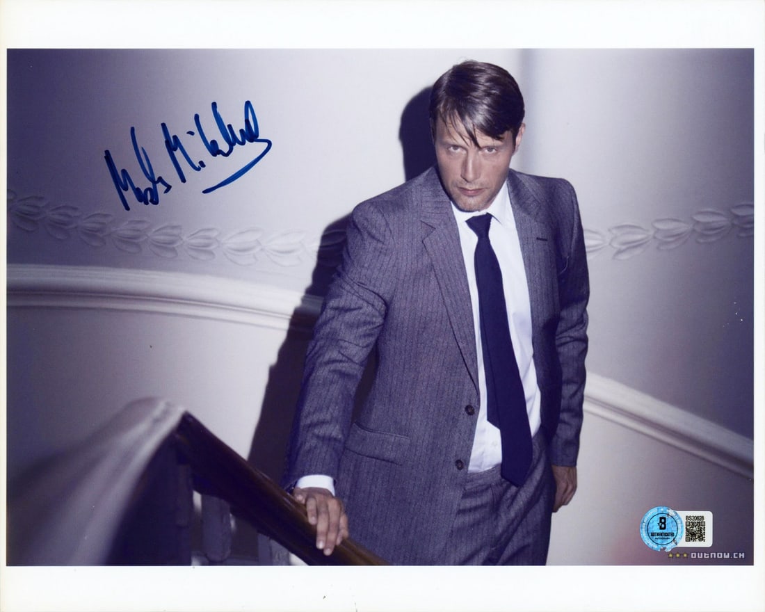 Mads Mikkelsen Signed Casino Royale 8.5x11 Photo Authentic Beckett (1 of 1)