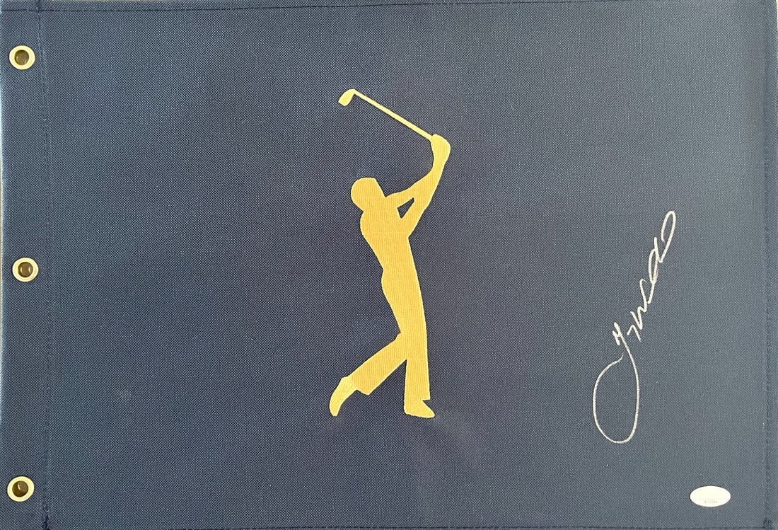 Gary Woodland Signed Players Championship Flag JSA Authenticated: Gary Woodland Signed Players Championship Flag JSA Authenticated This is an official The Players Championship pin flag signed by professional golfer Gary Woodland. The signature has been authenticated