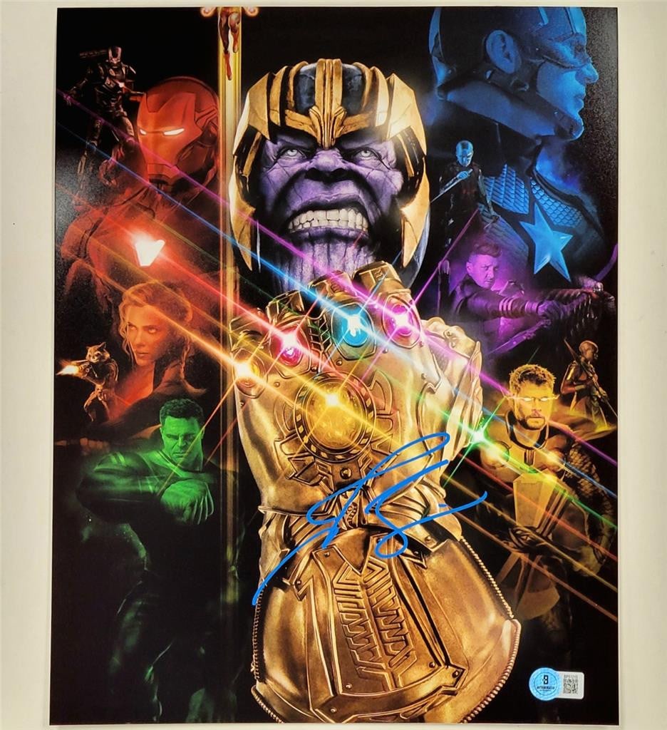 11x14 Photograph Signed by Josh Brolin as Thanos Beckett Authenticated (1 of 3)