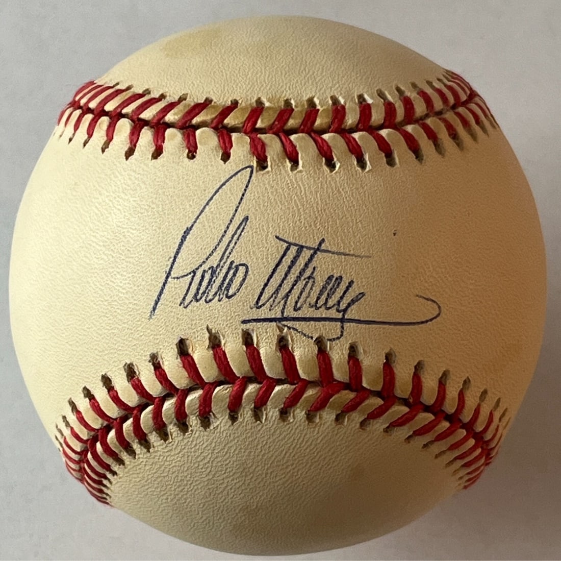 Pedro Martinez Signed Rawlings National League Baseball BAS AB96405 (1 of 2)