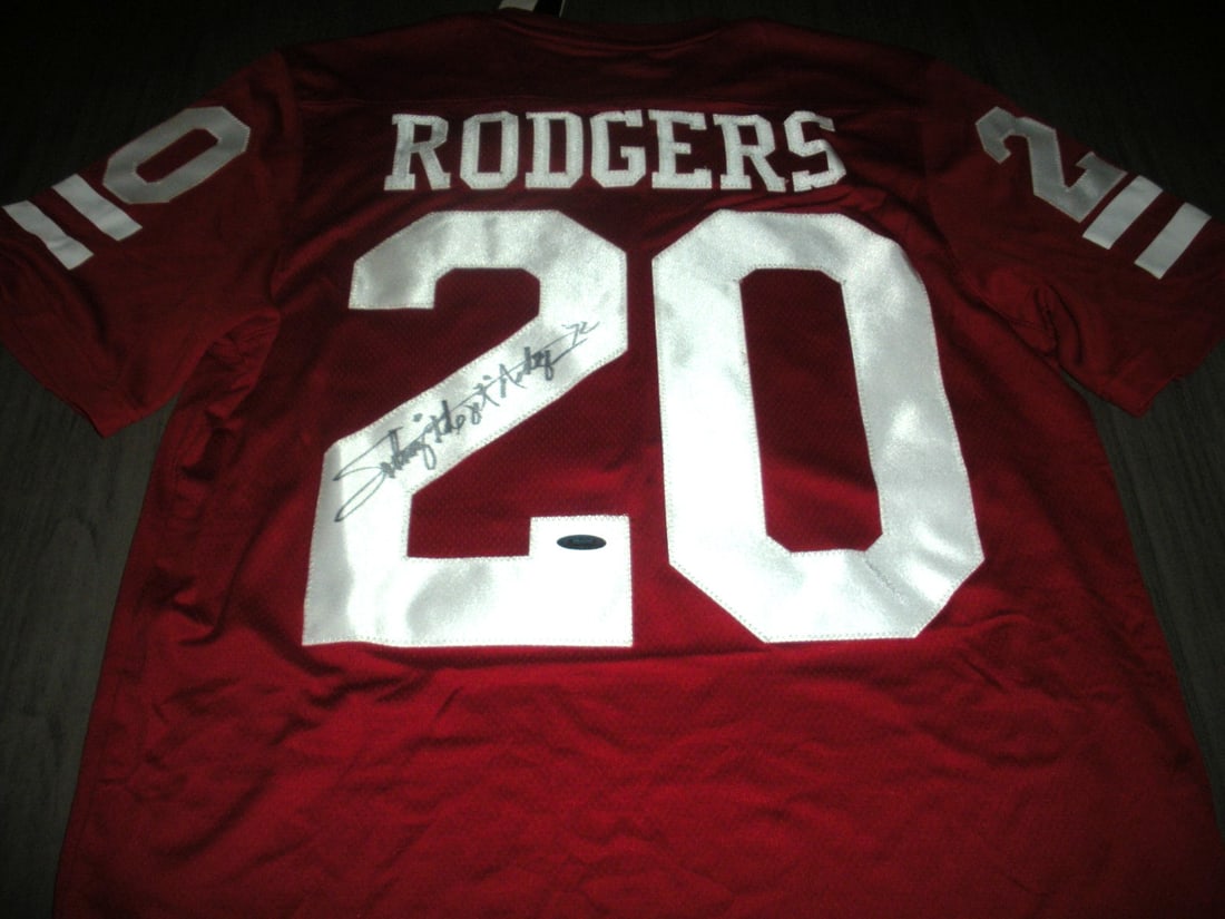 Johnny Rodgers Nebraska Huskers Signed Nike Jersey with COA (1 of 2)