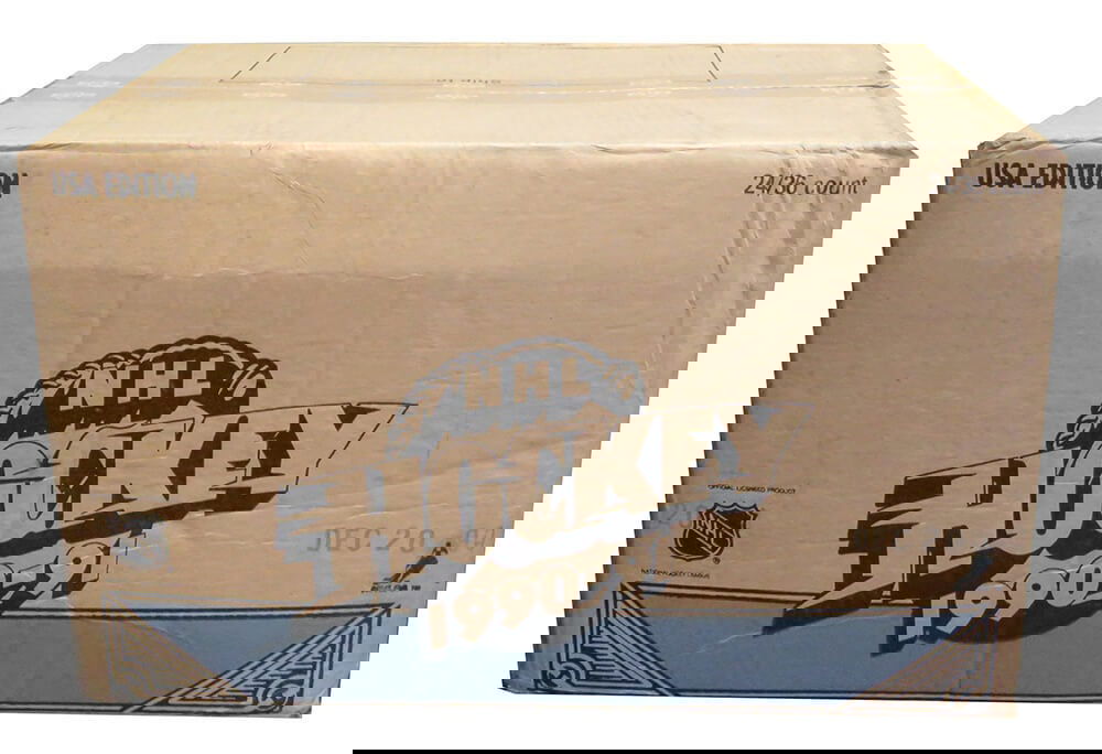 1990-91 Upper Deck NHL Hockey Low Series Sealed Case of 24 Boxes (1 of 2)
