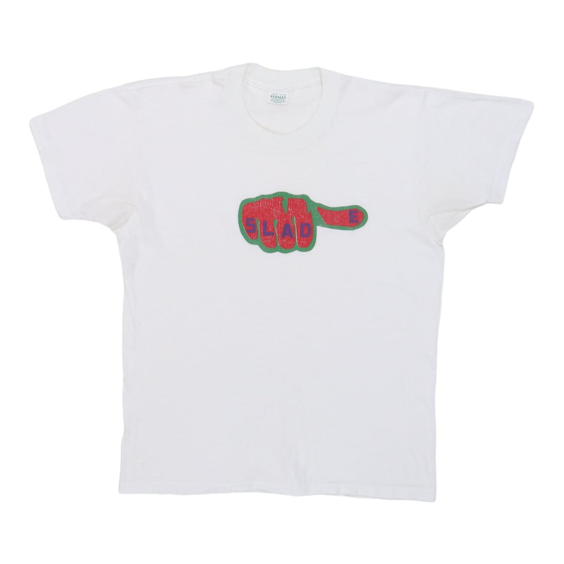 Vintage 1972 Slade Band Promotional White Cotton Shirt Large (1 of 7)