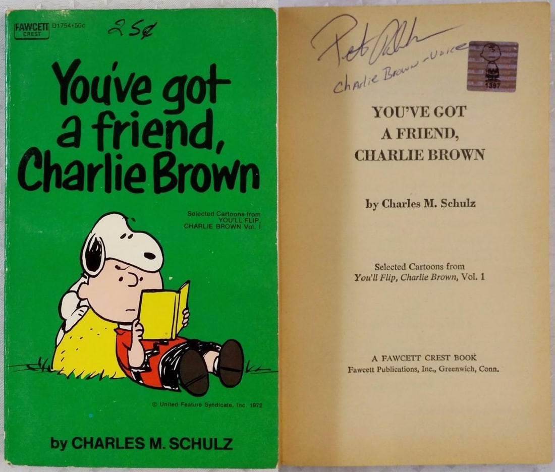 Signed All This and Snoopy Too Book by Peter Robbins Charlie Brown Exclusive (1 of 1)