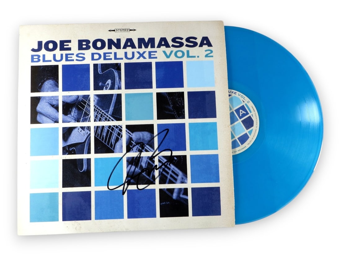 Blues Deluxe Vol 2 Album Cover Signed by Joe Bonamassa Beckett Authenticated (1 of 2)