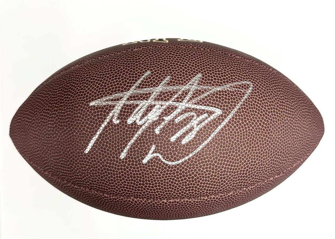 Adrian Peterson Signed Replica NFL Football Vikings Beckett Authenticated: Adrian Peterson Signed Replica NFL Football Vikings Beckett Authenticated This is an original replica NFL football signed by Adrian Peterson, featuring his autograph authenticated by Beckett. A perfec