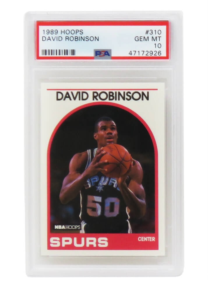 David Robinson 1989 Hoops RC #310 PSA 10 Gem Mint Spurs Card (1 of 2)