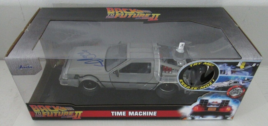 Michael J Fox Signed Back To The Future II Jada Time Machine BAS Authenticated (1 of 7)