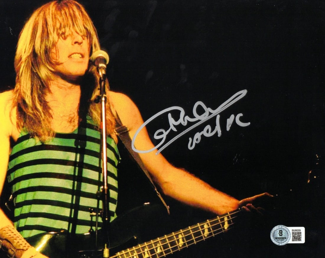 Cliff Williams Autographed 8X10 Photo AC/DC Bassist Beckett Authenticated (1 of 2)