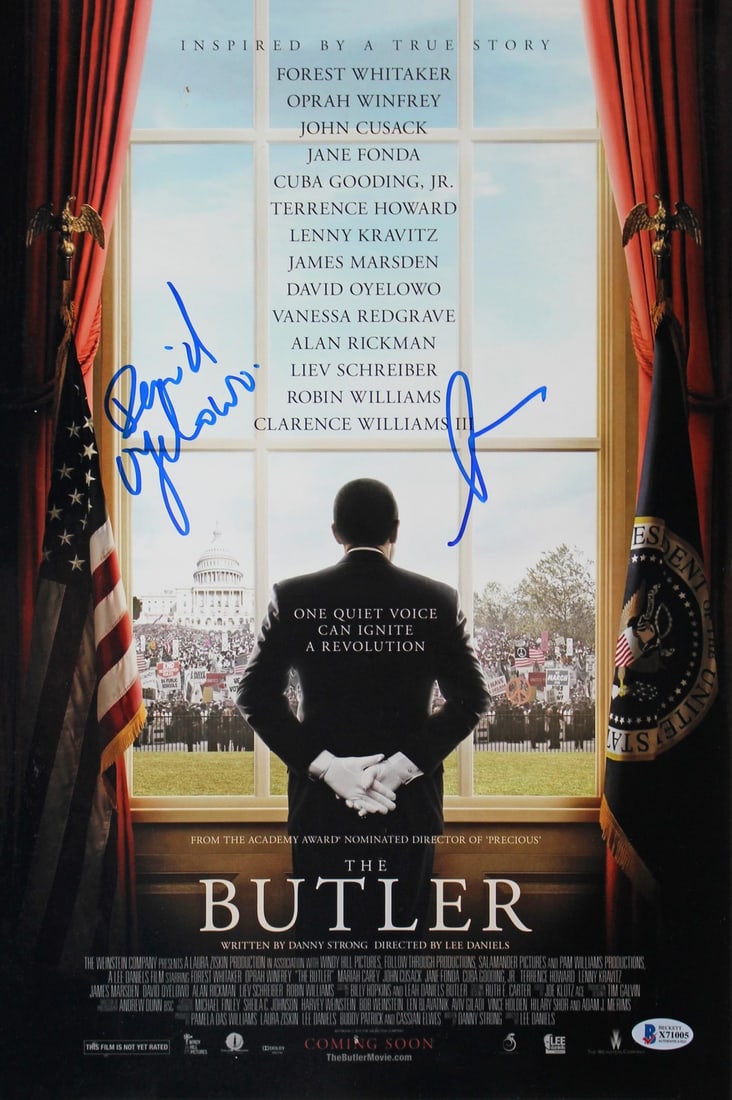 David Oyelowo Lee Daniels Signed 12x18 Photo The Butler COA Beckett: David Oyelowo Lee Daniels Signed 12x18 Photo The Butler COA Beckett This is an authentic 12x18 photograph personally signed by David Oyelowo and Lee Daniels, known for their roles in the acclaimed fil