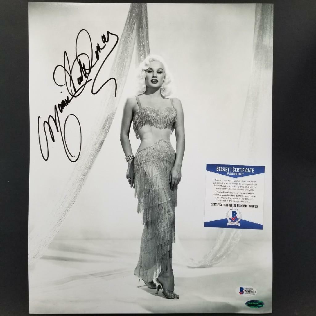 11x14 Photograph Signed by Mamie Van Doren Beckett Authenticated Autograph: 11x14 Photograph Signed by Mamie Van Doren Beckett Authenticated Autograph This is an original 11x14 photograph signed by actress Mamie Van Doren. The autograph has been authenticated by Beckett and c