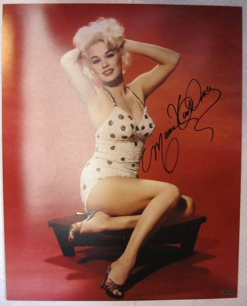 16x20 Photograph Hand Signed by Mamie Van Doren Playboy Model Autograph: 16x20 Photograph Hand Signed by Mamie Van Doren Playboy Model Autograph This 16x20 photograph features the autograph of Mamie Van Doren, renowned Playboy model. It is an original item from the United