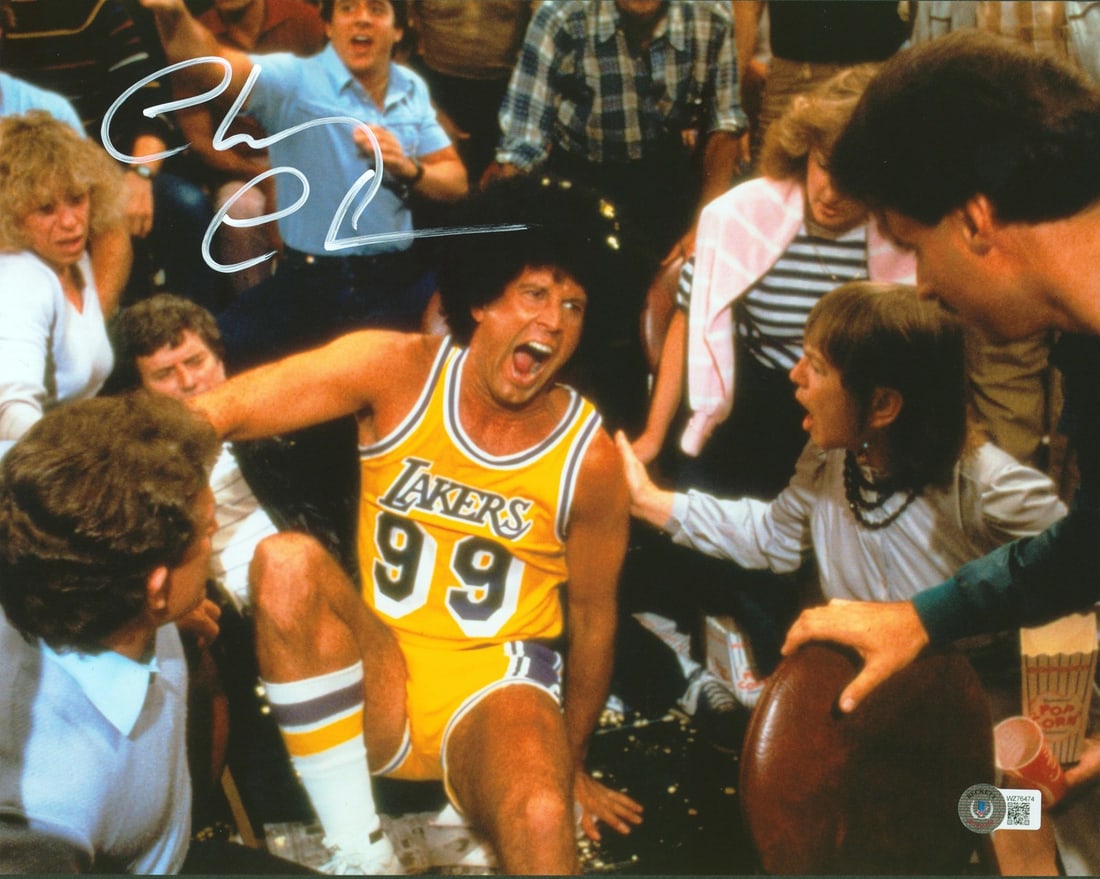 Chevy Chase Fletch Signed 11x14 Photo BAS Authenticated: Chevy Chase Fletch Signed 11x14 Photo BAS Authenticated Capture a piece of cinematic history with this authentic 11x14 photograph personally signed by Chevy Chase from the iconic film 'Fletch'. This o