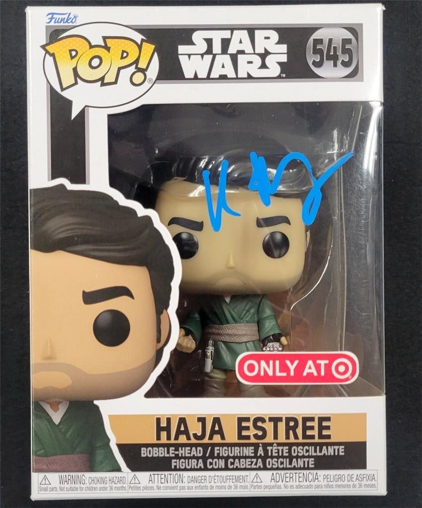 Kumail Nanjiani Signed Haja Estree Funko Pop Star Wars Beckett Authenticated (1 of 6)